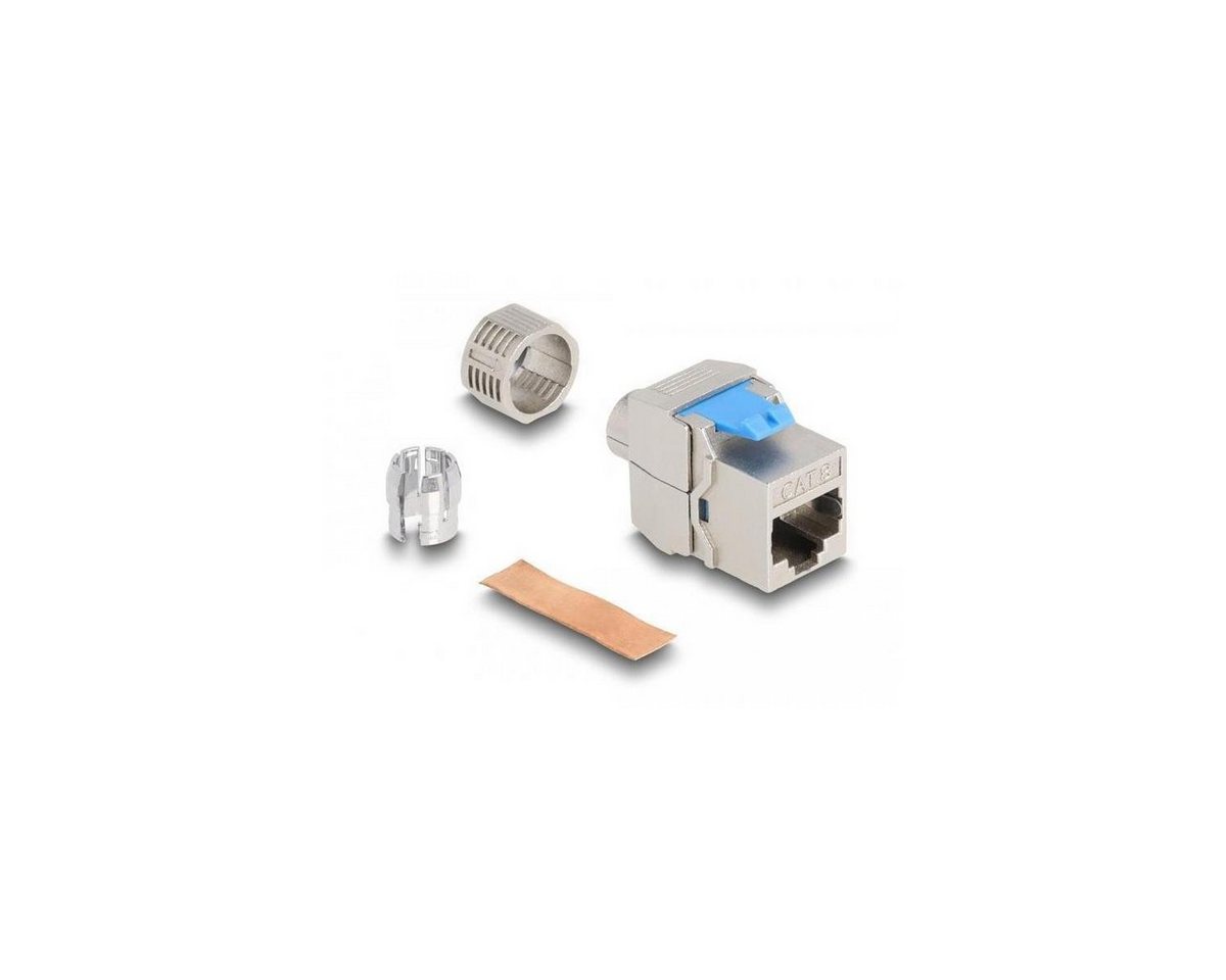 Delock 87059 - Keystone Modul RJ45 Buchse zu LSA Cat. 8.1 werkzeugfrei Computer-Kabel, RJ45, RJ45 von Delock