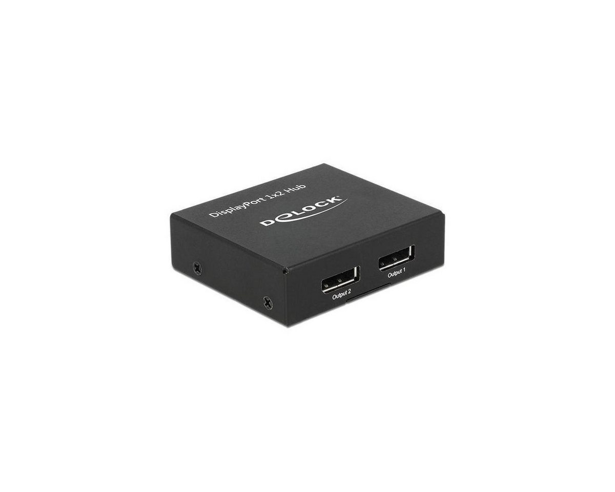 Delock 87691 - DisplayPort 1.2 Splitter 1 x DisplayPort in > 2... Netzwerk-Adapter Display Port von Delock