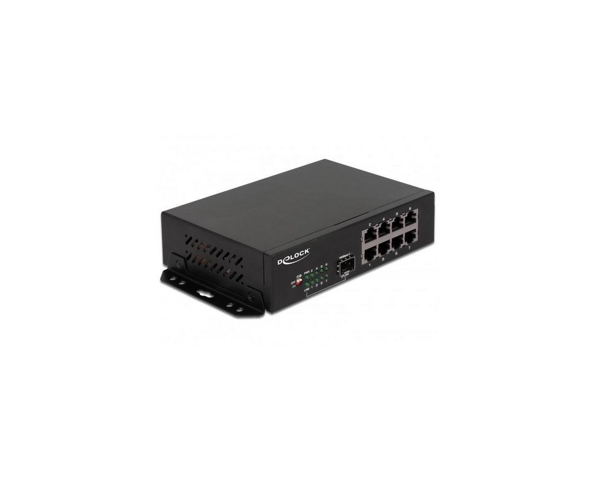 Delock 87708 - Gigabit Ethernet Switch 8 Port + 1 SFP Netzwerk-Switch von Delock