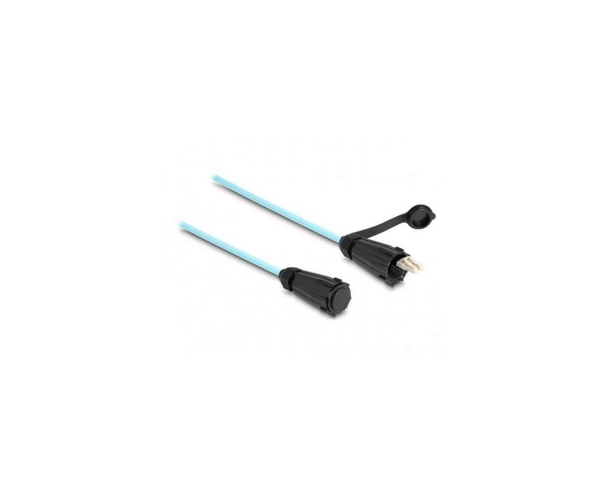 Delock 87889 - LWL Kabel LC Duplex zu LC Duplex Multimode OM3... Glasfaserkabel, LC Duplex, (200,00 cm) von Delock