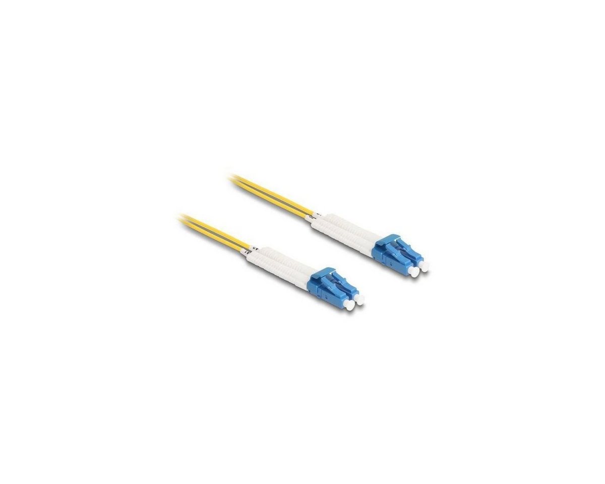 Delock 88071 - LWL Kabel LC Duplex zu LC Duplex Singlemode OS2... Glasfaserkabel, LC Duplex, (200,00 cm) von Delock