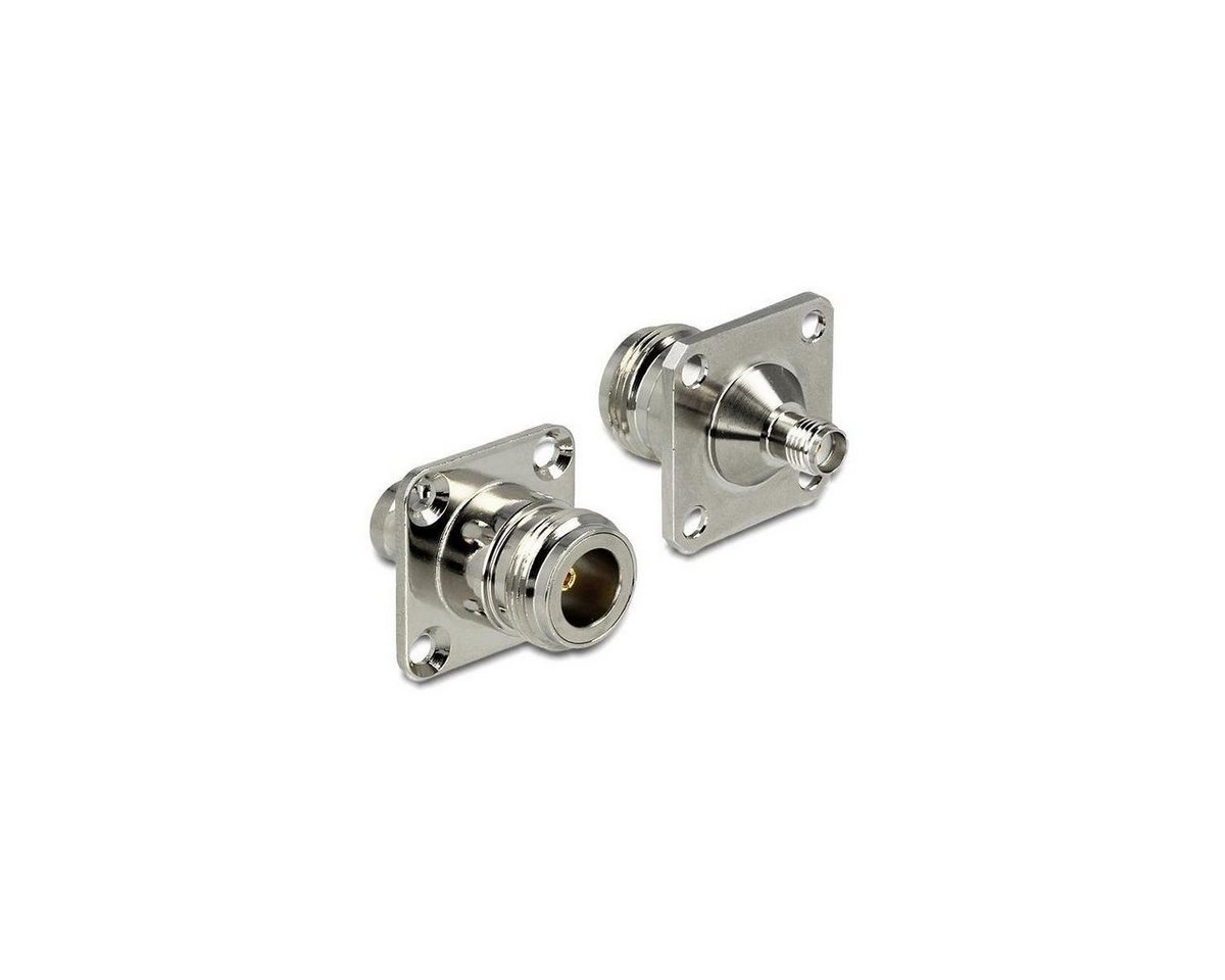 Delock 88834 - Adapter N Buchse > SMA Buchse zum Einbau, 25,00 mm Computer-Kabel, N, N von Delock