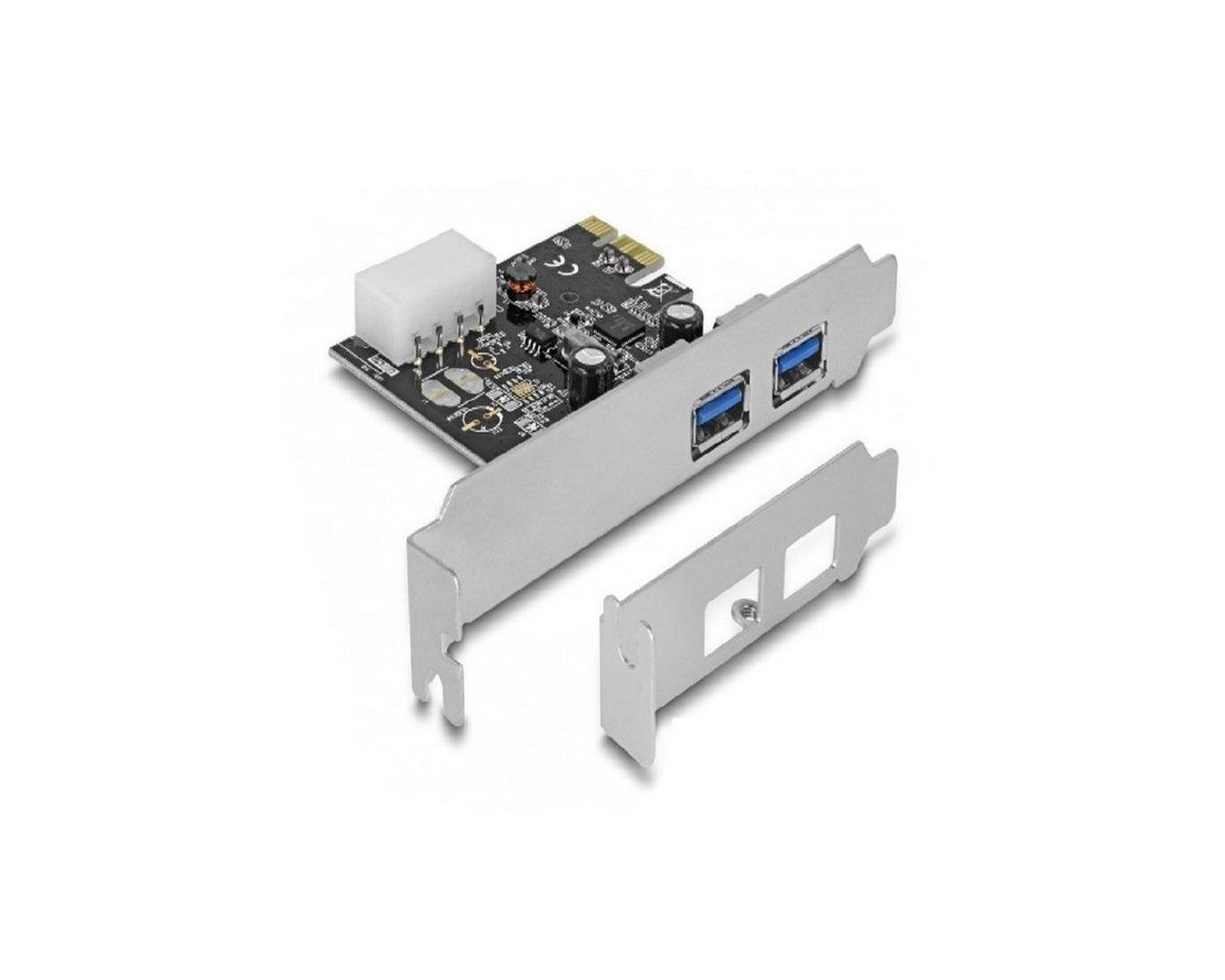 Delock 89243 - PCI Express Karte > 2 x extern USB3.2 Typ-A Buchse USB-Adapter von Delock