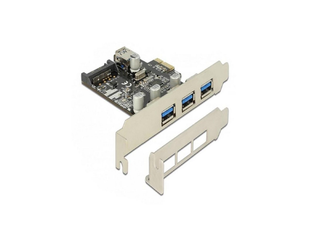 Delock 89301 - PCI Express Karte > 3 x extern + 1 x intern USB... USB-Adapter von Delock