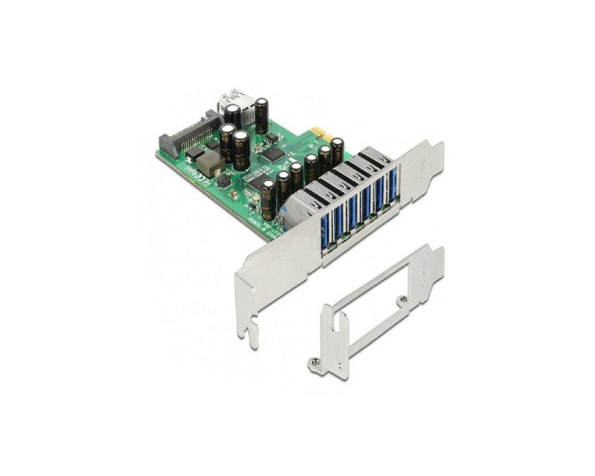 Delock 89377 - PCI Express x1 Karte zu 6 x extern + 1 x intern... USB-Adapter PCIe x1 von Delock