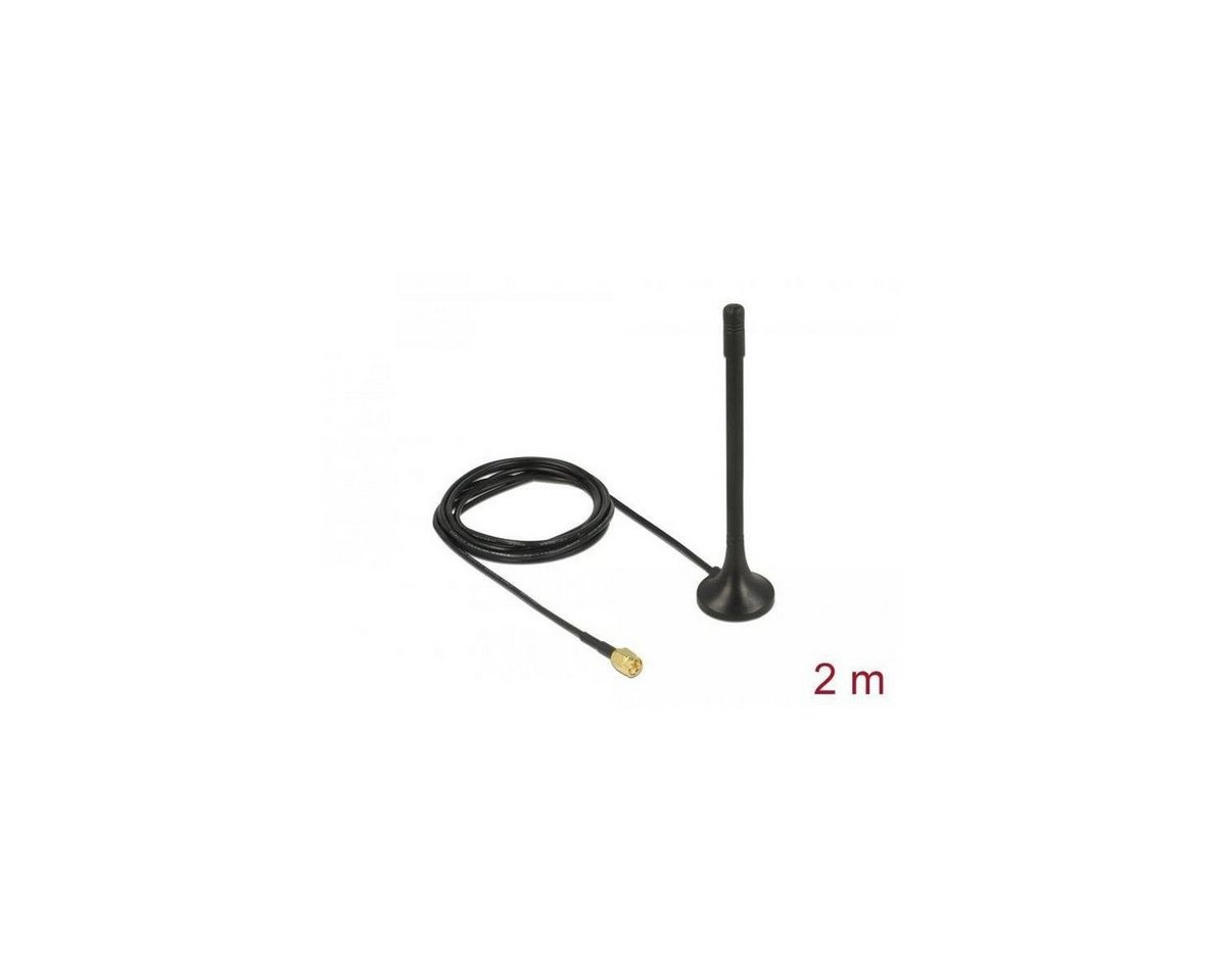 Delock 89490 - ISM 433 MHz Antenne SMA Stecker 2 dBi mit... WLAN-Antenne von Delock