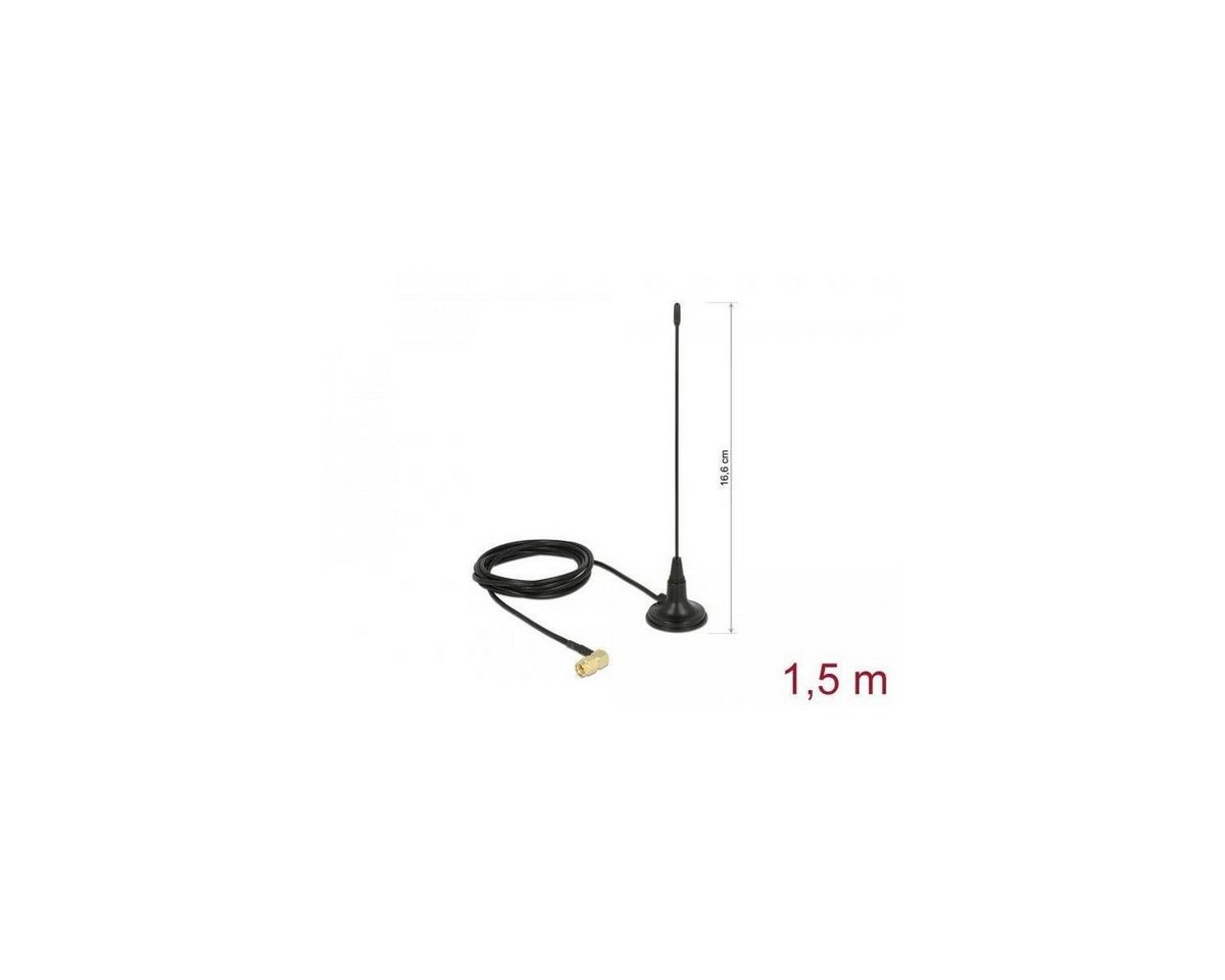 Delock 89615 - 480 MHz Antenne SMA 90° 2,5 dBi starr omni mit... WLAN-Antenne von Delock