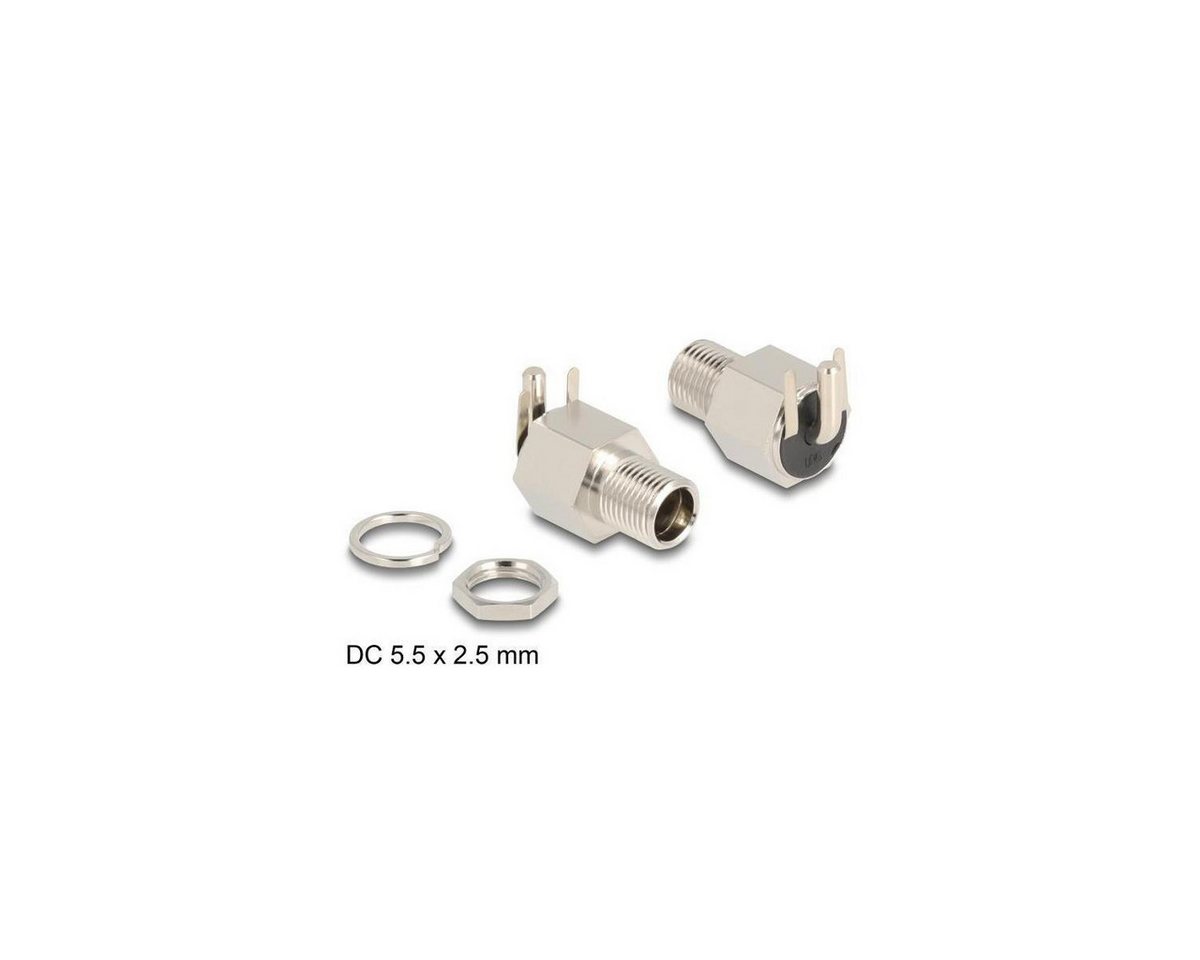 Delock 90182 - Steckverbinder DC 55 x 25 mm Buchse zum Einbau... Computer-Kabel von Delock