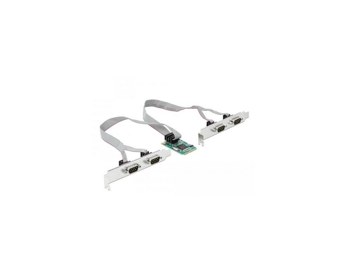 Delock 95243 - Mini PCIe Karte zu 4x seriell RS-232 Computer-Kabel, mini PCIe, mini PCIe von Delock