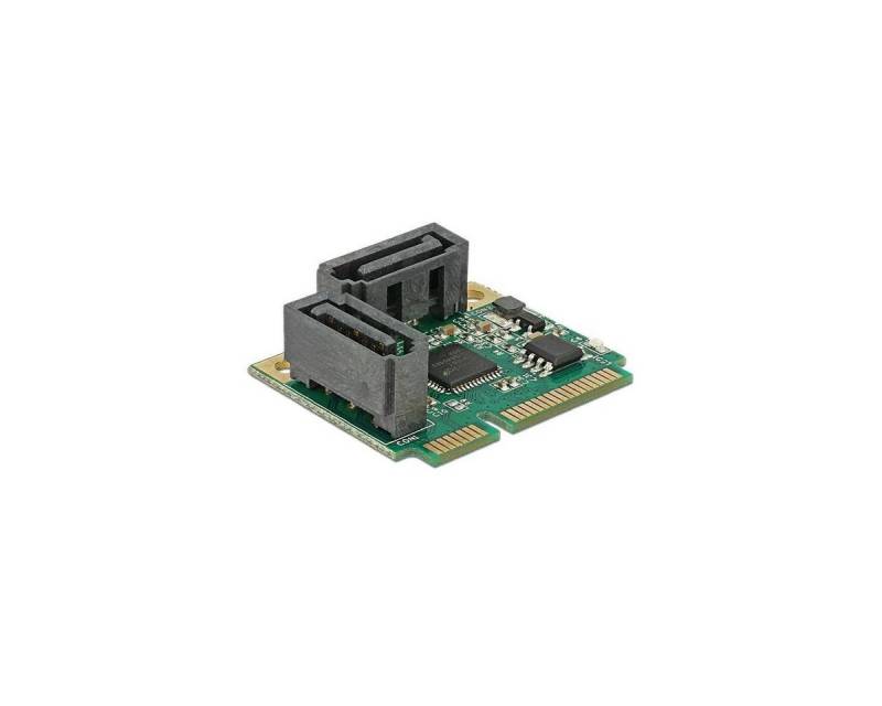 Delock 95260 - Mini PCIe I/O PCIe half size 2x SATA 6 Gb/s Computer-Kabel, mini PCIe, mini PCIe von Delock