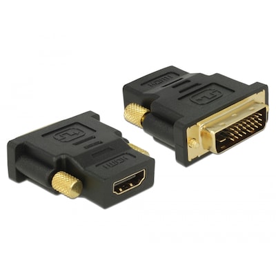 Delock Adapter DVI 24+1 Pin Stecker HDMI Buchse Delock Adapter DVI 24+1 Pin Stecker HDMI Buchse von Delock