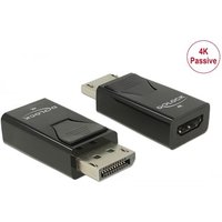 Delock Adapter DisplayPort 1.2 Stecker zu HDMI Buchse 4K Passiv schwarz von Delock