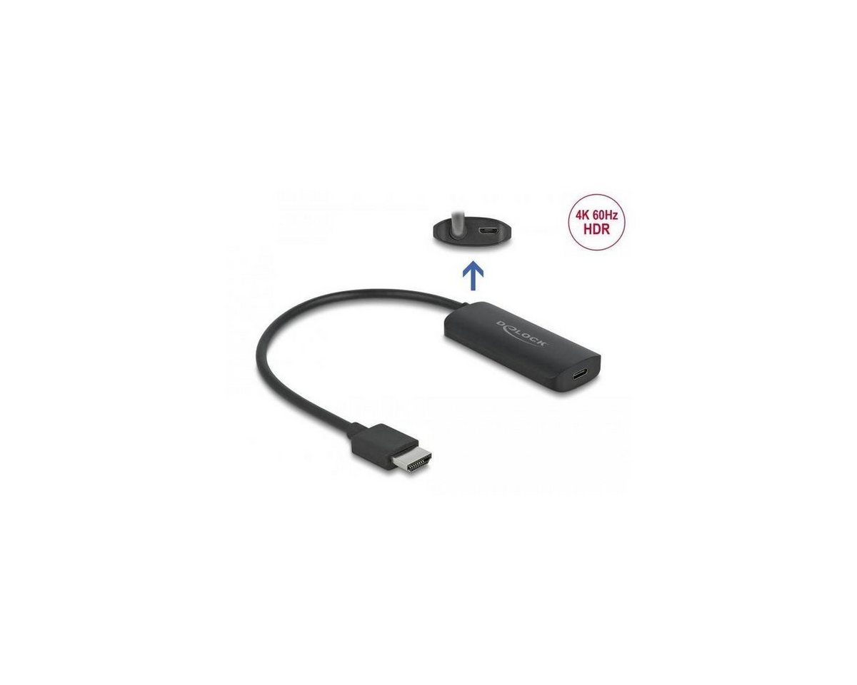 Delock Adapter HDMI-A Stecker zu USB Type-C™ Buchse (DP Alt... Computer-Kabel, HDMI-A, HDMI von Delock