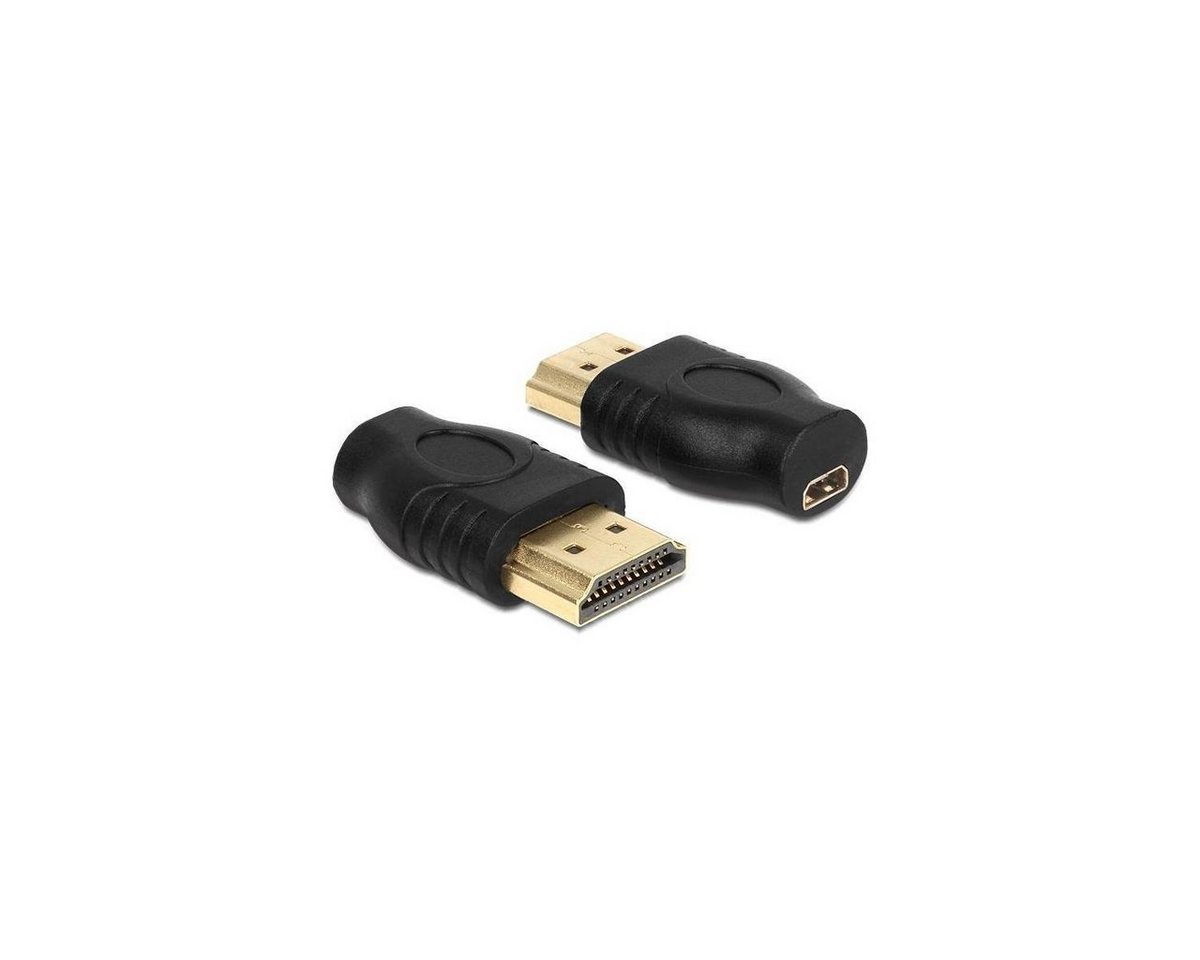 Delock Adapter HDMI Micro-D Buchse > HDMI-A Stecker Computer-Kabel, HDMI-A, HDMI von Delock