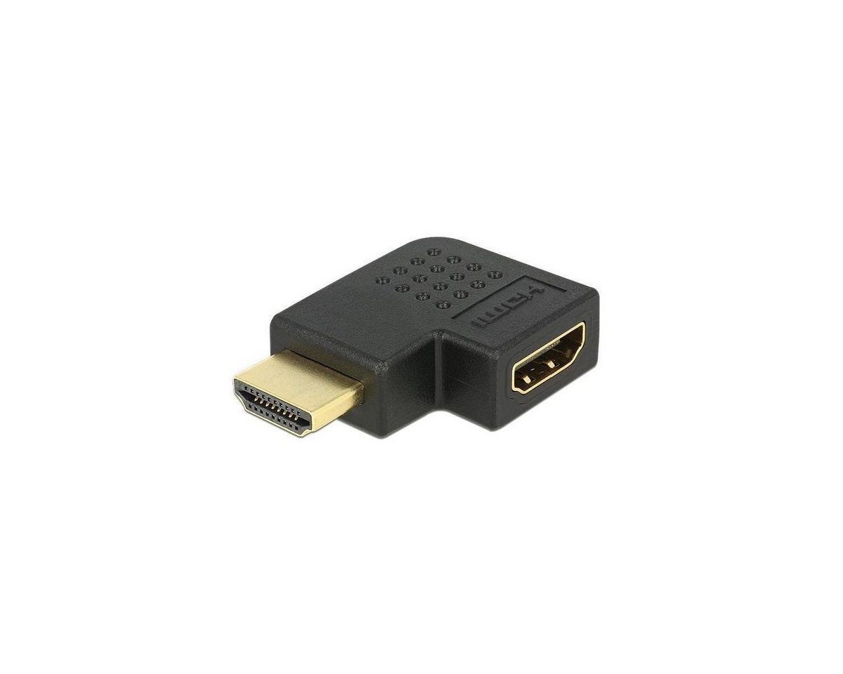 Delock Adapter HDMI Stecker zu HDMI Buchse 90° links Computer-Kabel, HDMI, HDMI von Delock