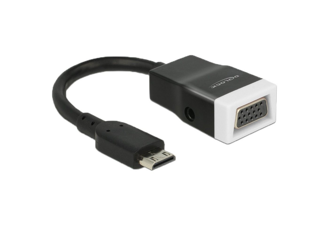 Delock DeLOCK Adapter HDMI mini C St. -> VGA Bu, (15 cm Audio- & Video-Adapter Delock DeLOCK Adapter HDMI mini C St. -> VGA Bu, (15 cm Audio- & Video-Adapter von Delock