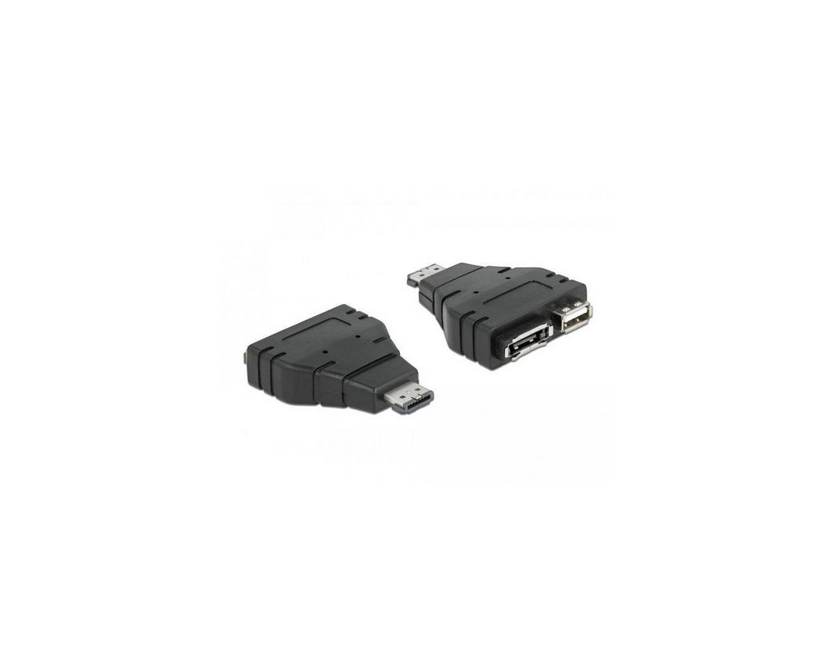 Delock Adapter Power-over-eSATA > 1x eSATA und 1x USB Computer-Kabel, USB, USB von Delock