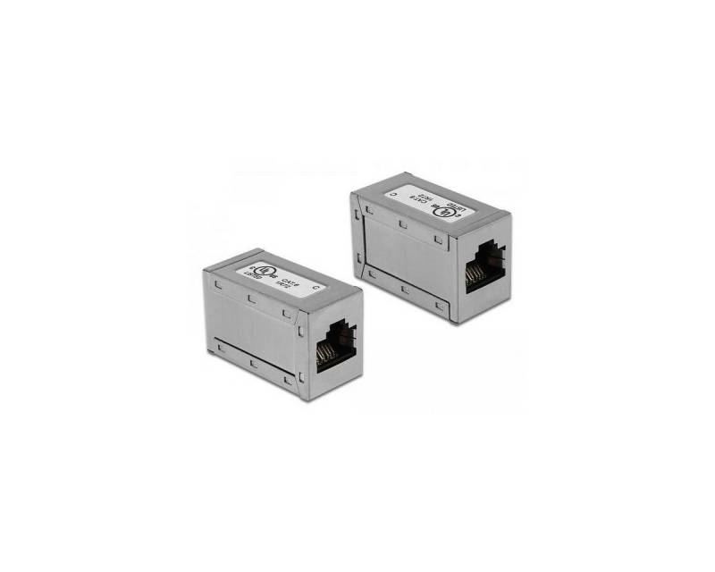 Delock Adapter RJ45 Buchse > RJ45 Buchse Cat.6 STP Computer-Kabel, RJ45, RJ45 von Delock