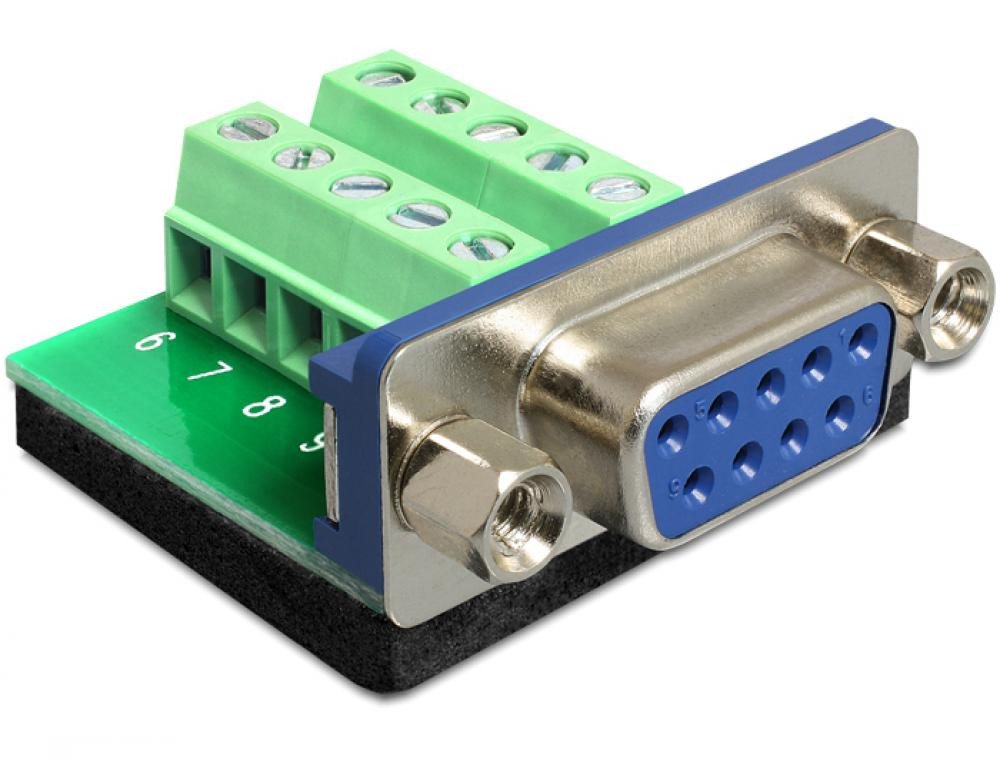 Delock Adapter Terminalblock - D-Sub 9 Pin Buchse Adapter Delock Adapter Terminalblock - D-Sub 9 Pin Buchse Adapter von Delock