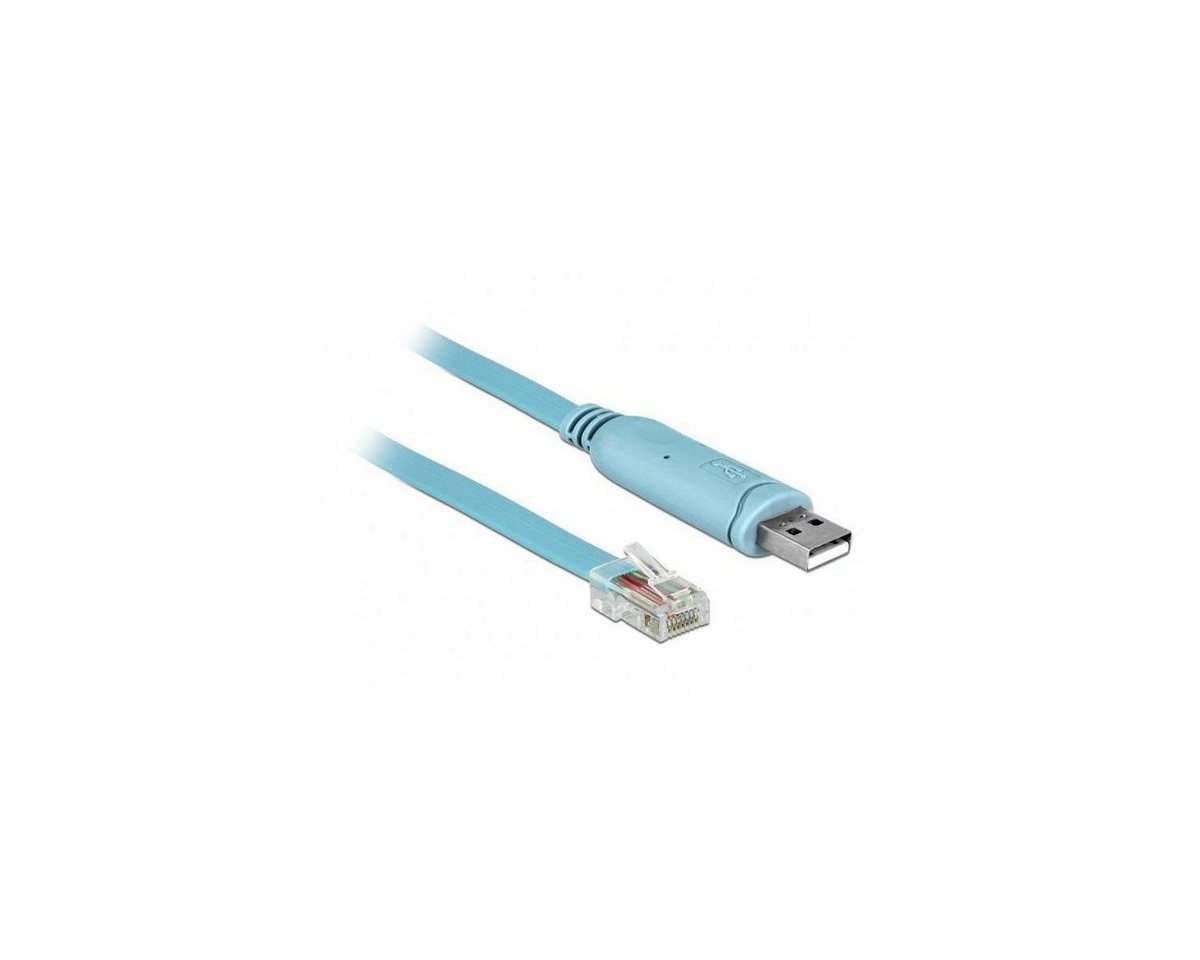 Delock Adapter USB 2.0 Typ-A Stecker > 1 x Seriell RS-232 RJ45... Computer-Kabel, USB, (200,00 cm) von Delock