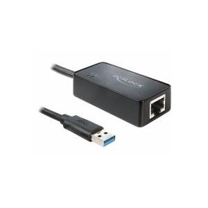 Delock Adapter USB 3.0 > Gigabit LAN 10/100/1000 Mbps (62121) von Delock