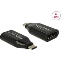 Delock Adapter USB Type-C™ Stecker zu DisplayPort Buchse (DP Alt Mode) 4K 60 Hz von Delock