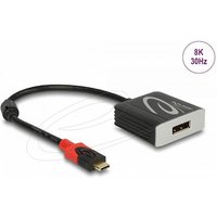 Delock Adapter USB Type-C™ -Stecker zu DisplayPort Buchse  (DP Alt Mode) 8K 30 Hz von Delock