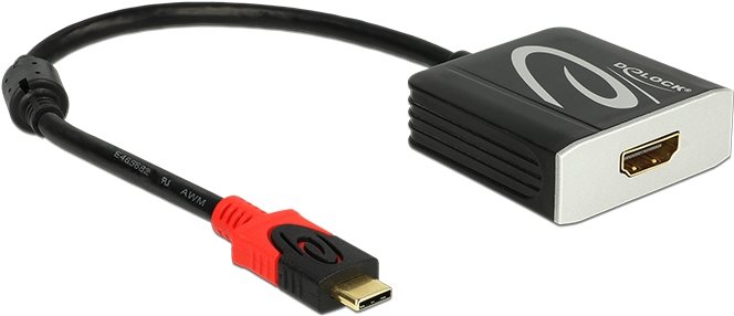 Delock Adapter USB Type-C Stecker > HDMI Buchse (DP Alt Mode) 4K 60 Hz (62730) von Delock