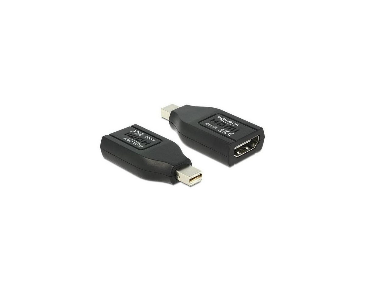 Delock Adapter mini DisplayPort 1.1 Stecker > HDMI Buchse Computer-Kabel, Display Port Mini, HDMI von Delock