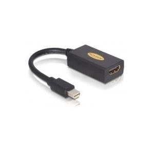 Delock Adapter mini DisplayPort 1.1 Stecker > HDMI Buchse Passiv schwarz (65099) von Delock