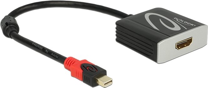 Delock Adapter mini DisplayPort 1.2 Stecker > HDMI Buchse 4K 60 Hz Aktiv (62735) von Delock