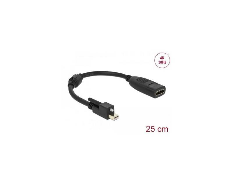 Delock Adapter mini DisplayPort 1.2 Stecker > HDMI Buchse 4K... Computer-Kabel, Display Port Mini, HDMI von Delock