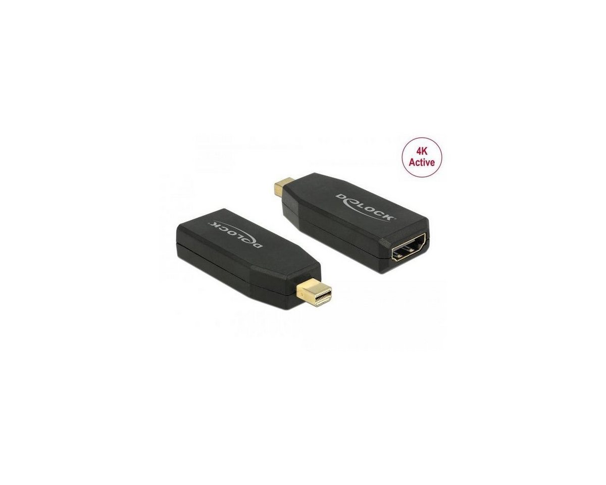 Delock Adapter mini DisplayPort 1.2 Stecker > HDMI Buchse 4K... Computer-Kabel, Display Port Mini, HDMI von Delock