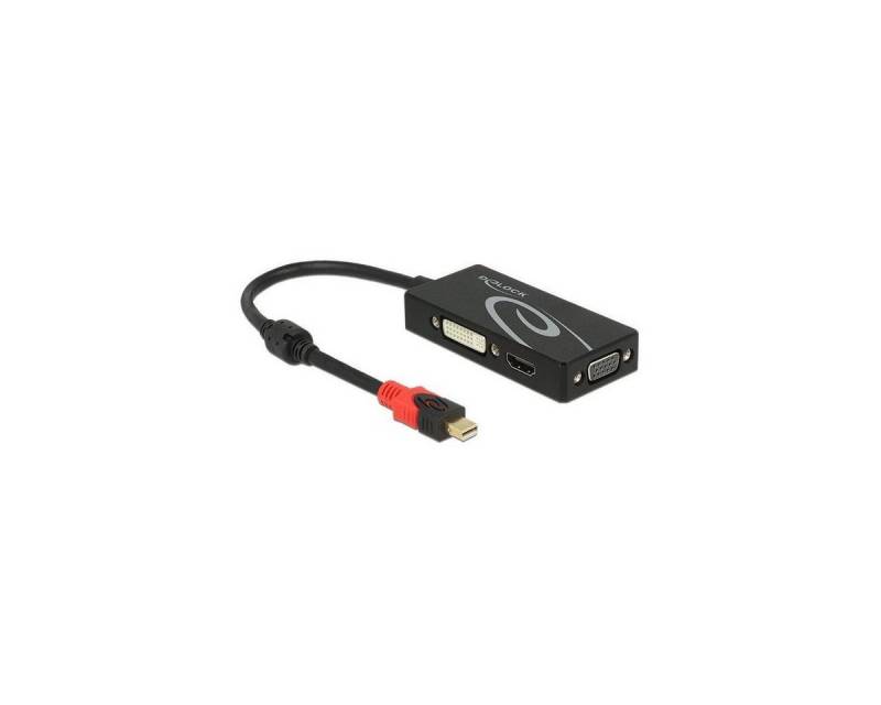 Delock Adapter mini DisplayPort 1.2 Stecker > VGA / HDMI / DVI... Computer-Kabel, Display Port Mini, DisplayPort (20,00 cm) von Delock