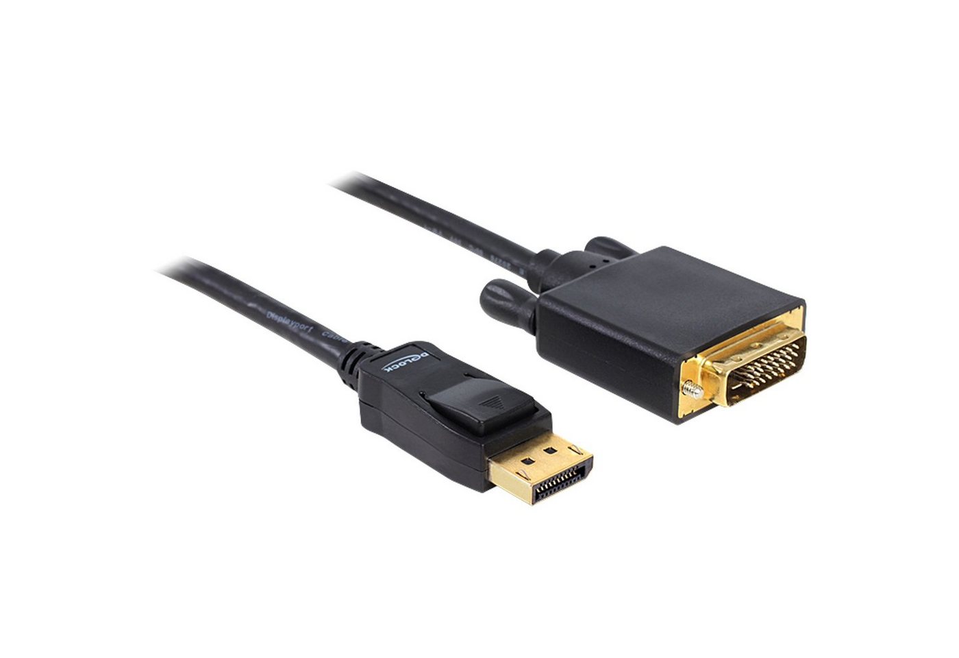 Delock Adapterkabel Displayport Stecker > DVI 24+1 Stecker Adapter von Delock