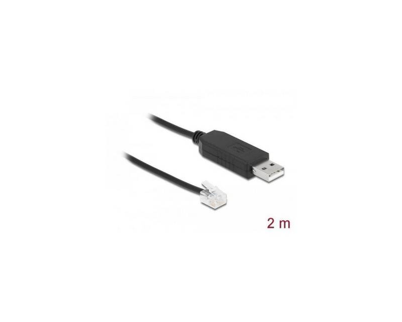 Delock Adapterkabel USB Typ-A zu Seriell RS-232 RJ12 mit ESD... Computer-Kabel, RJ12, (200,00 cm) von Delock