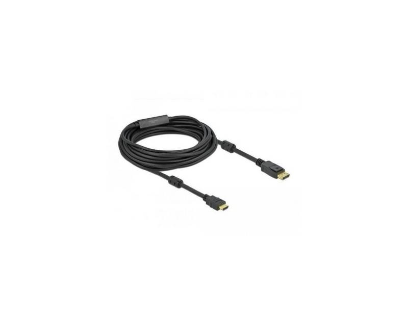 Delock Aktives DisplayPort 1.2 zu HDMI Kabel 4K 60 Hz 10 m HDMI-Kabel, Display Port, DisplayPort (1000,00 cm) von Delock