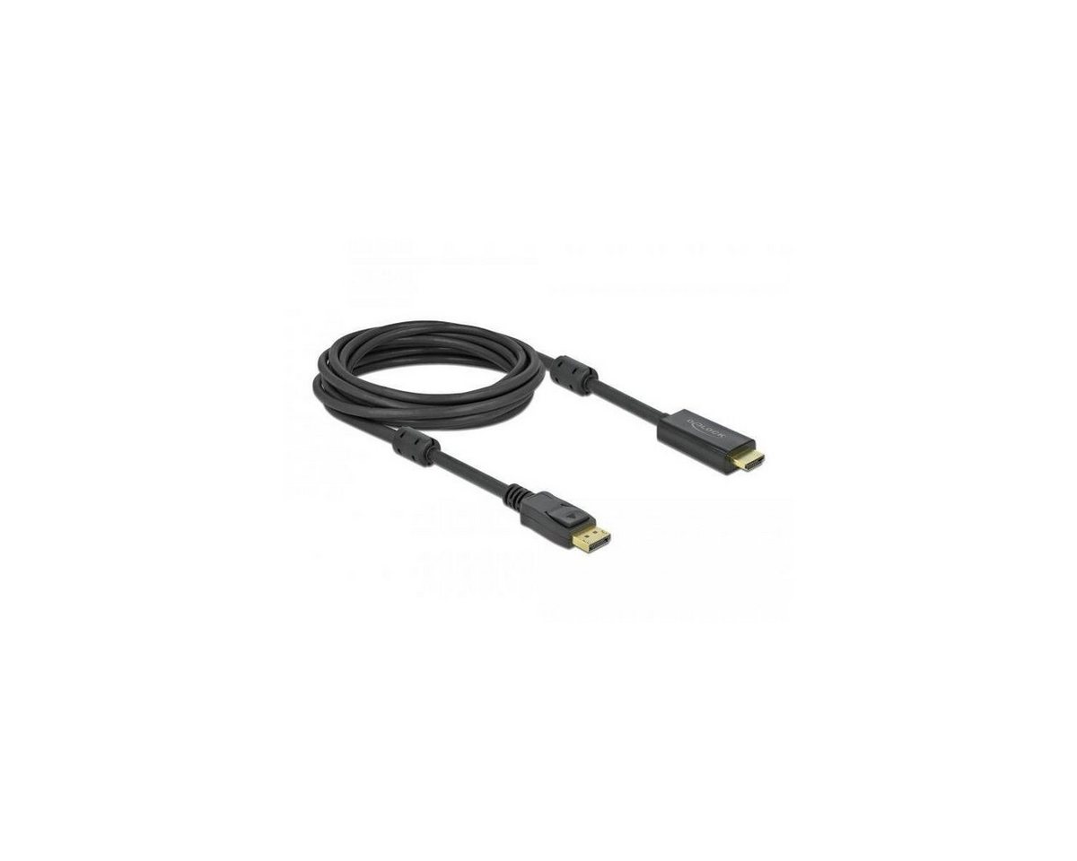 Delock Aktives DisplayPort 1.2 zu HDMI Kabel 4K 60 Hz 5 m HDMI-Kabel, Display Port, DisplayPort (500,00 cm) von Delock