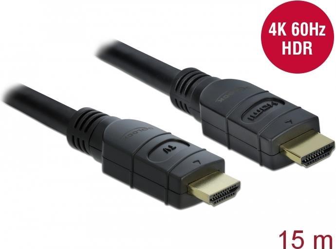 Delock Aktives HDMI Kabel 4K 60 Hz 15 m (85285) von Delock