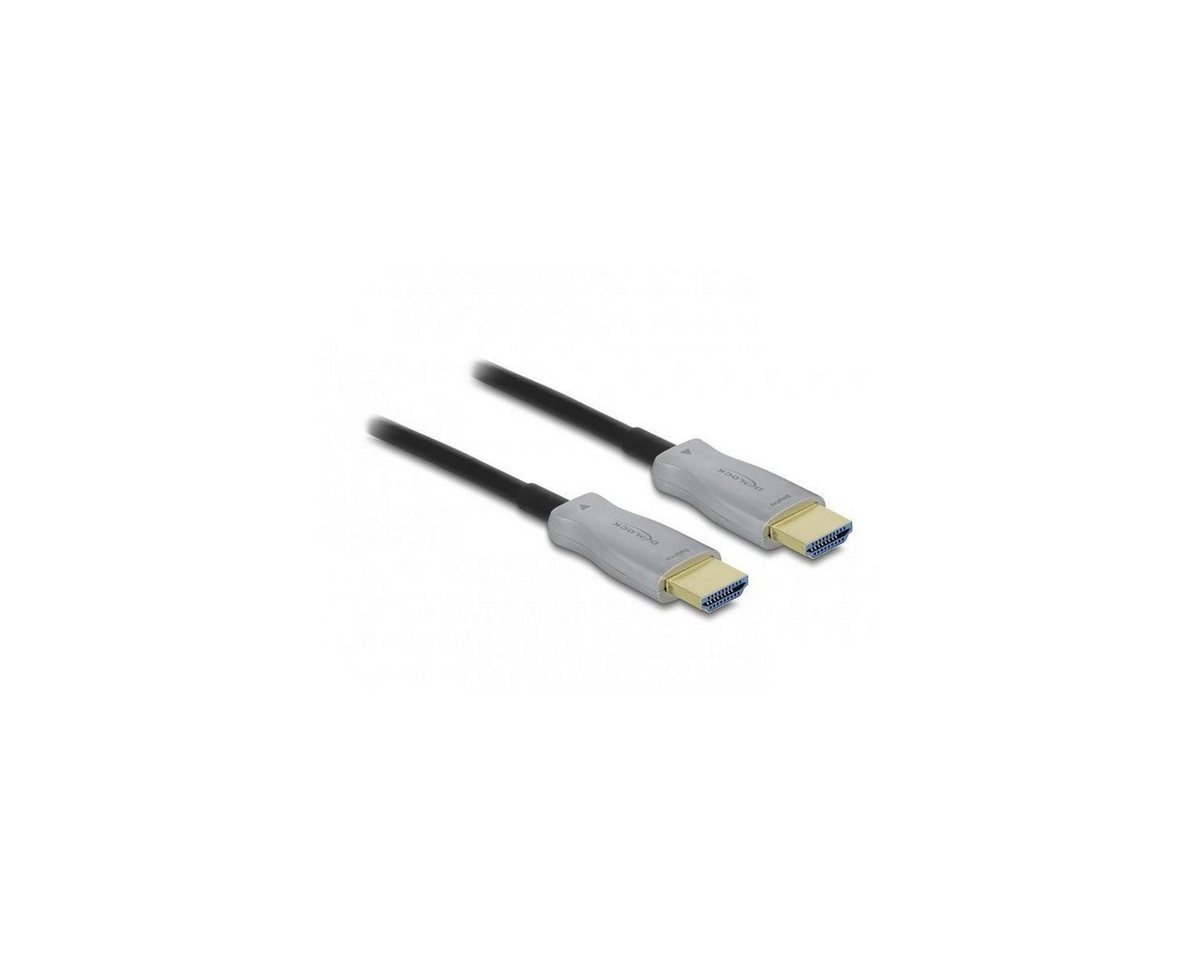 Delock Aktives Optisches Kabel HDMI 4K 60 Hz, 15 m Audio-Kabel, HDMI-A, HDMI (1500,00 cm) von Delock