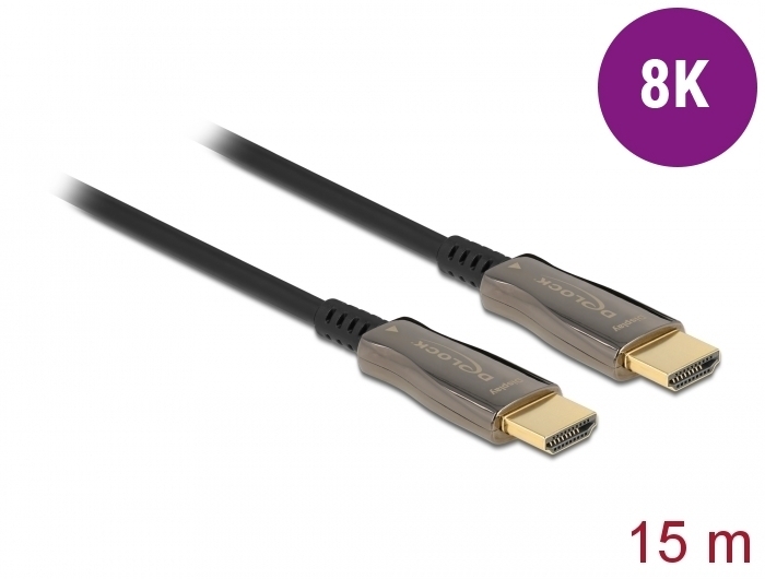 Delock Aktives Optisches Kabel HDMI 8K 60Hz, 15 m von Delock