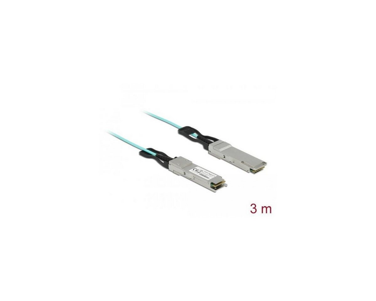 Delock Aktives Optisches Kabel QSFP+ 3 m Glasfaserkabel, QSFP+, (300,00 cm) von Delock