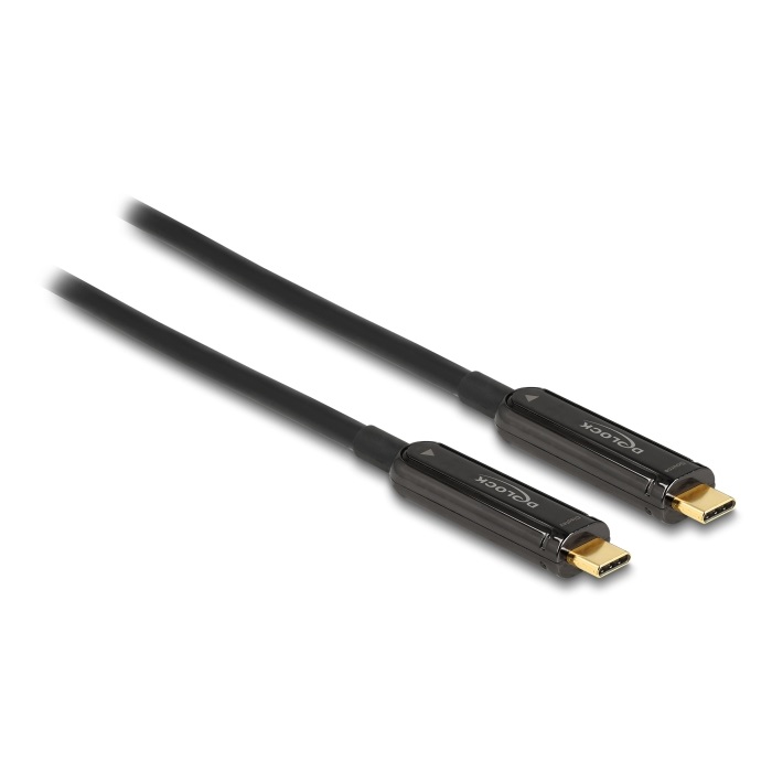 Delock Aktives Optisches USB-C™ Video Kabel 4K 60 Hz 25 m von Delock