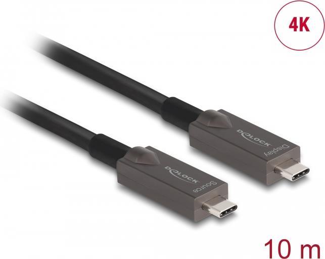 Delock Aktives Optisches USB-C Video + Daten + PD Kabel 10 m (84150) von Delock