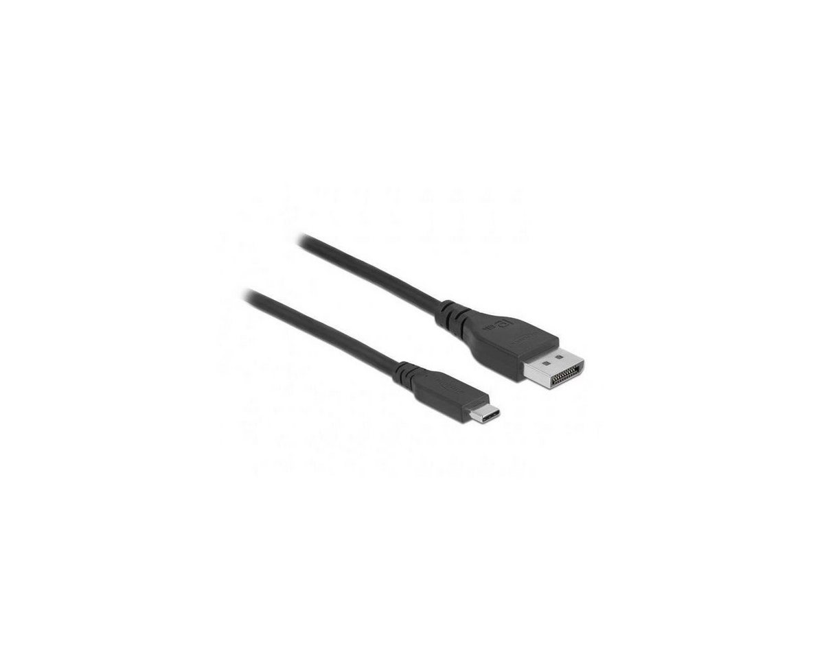 Delock Bidirektionales USB Type-C™ zu DisplayPort Kabel (DP Alt Mode) HDMI-Kabel, Display Port, DisplayPort (100,00 cm) von Delock