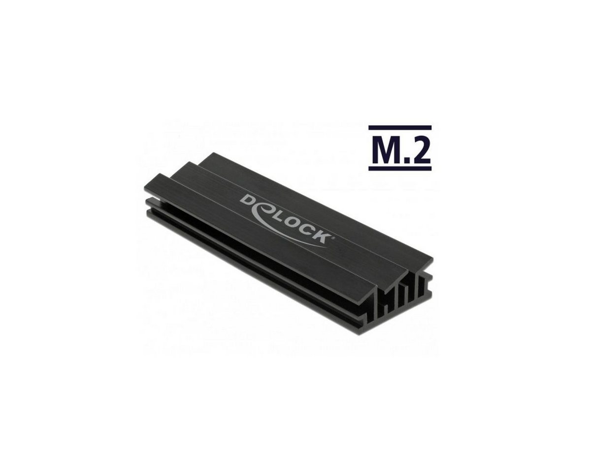 Delock CPU Kühler 18283 - Kühlkörper 70 mm für M.2 Modul schwarz von Delock