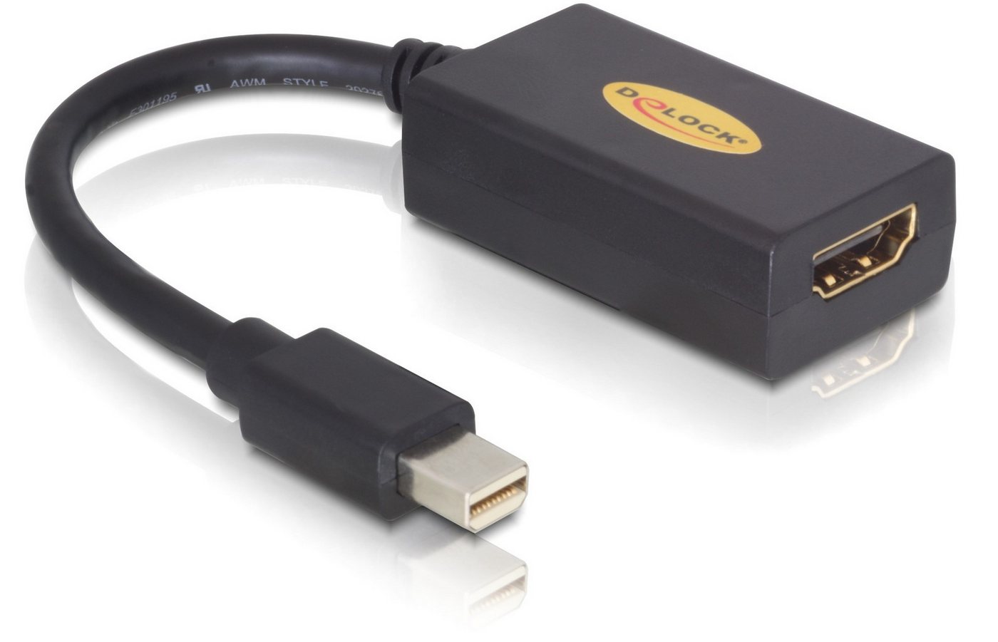Delock DELOCK Adapter miniDisplay Port-St > HDMI-Bu Computer-Kabel Delock DELOCK Adapter miniDisplay Port-St > HDMI-Bu Computer-Kabel von Delock