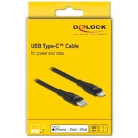 Delock Daten- und Ladekabel USB Type-C zu Lightning für iPhone, iPad 1 m von Delock