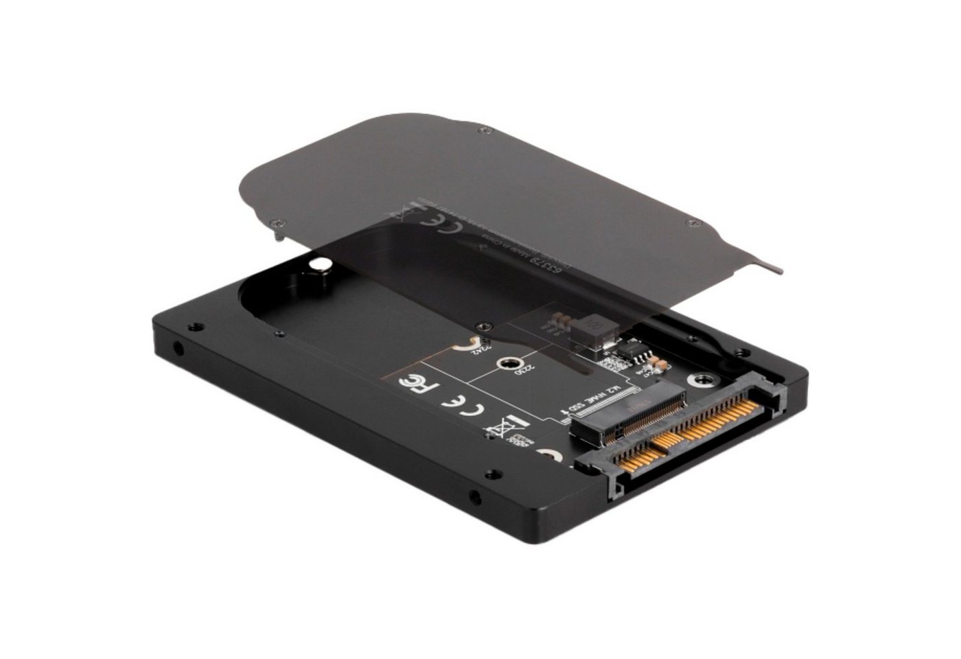 Delock DeLOCK 2.5″ Konverter U.2 SFF-8639 zu M.2 NVMe, Mainboard von Delock