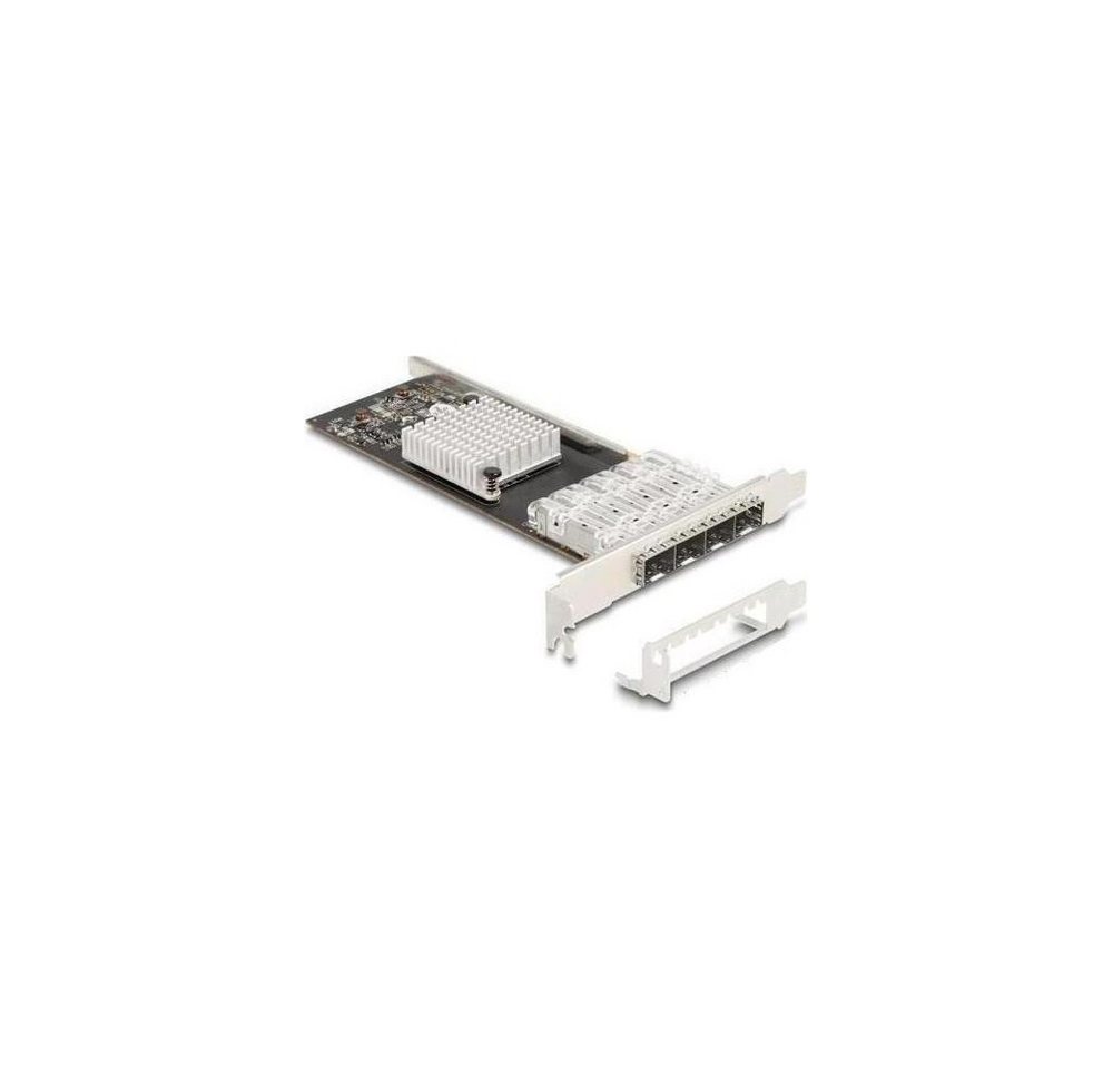 Delock DeLOCK PCIe x4 zu 4x SFP Gigabit LAN i350 Netzwerkkarte. Netzwerk-Adapter SFP, CO2-neutraler Versand Delock DeLOCK PCIe x4 zu 4x SFP Gigabit LAN i350 Netzwerkkarte. Netzwerk-Adapter SFP, CO2-neutraler Versand von Delock